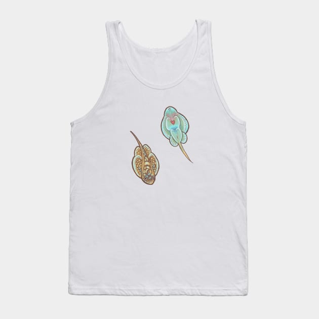 Butterfly Loach - Hillstream Loach - cute sucker fish design Tank Top by sheehanstudios